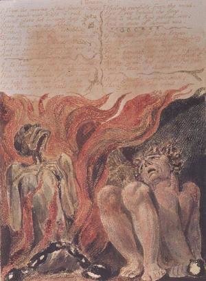William Blake - Book of Urizen- 'from the caverns of his jointed spine', 1794