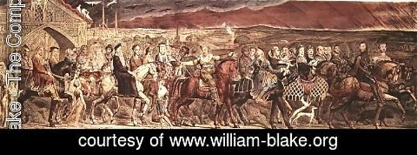 William Blake - Chaucer's Canterbury Pilgrims 1810