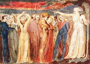 William Blake - Joseph of Arimathea preaching to the inhabitants of Britain
