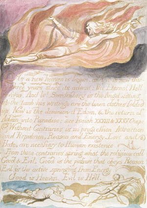 The Marriage of Heaven and Hell- 'As a new heaven is begun', c.1790