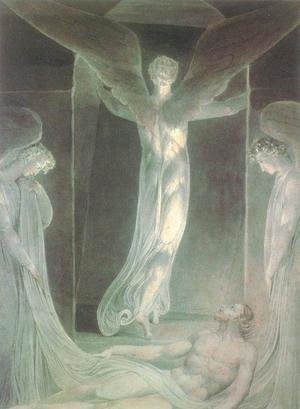 William Blake - Angels Rolling Away the Stone from the Sepulchre