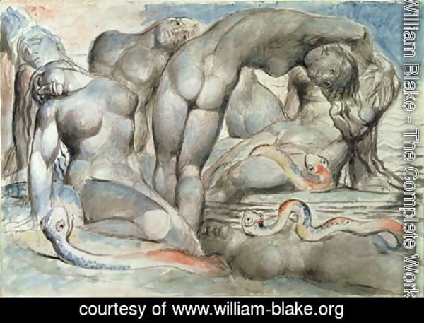 William Blake - Inferno, Canto XXIV, Thieves