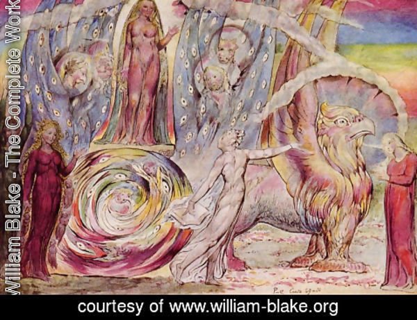 William Blake - Purgatorio, Canto XXX, 60-146 Beatrice Addressing Dante