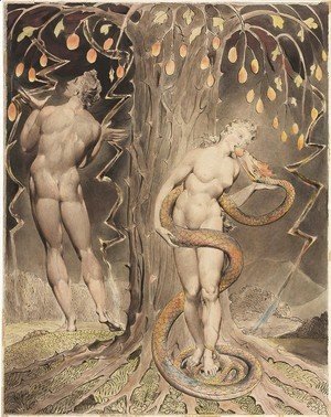 William Blake - The Temptation and Fall of Eve