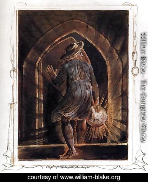 William Blake - Los Entering The Grave