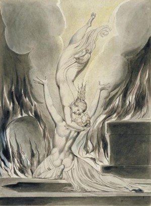 William Blake - The Reunion Of The Soul and The Body