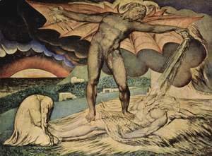 William Blake - Satan Inflicting Boils on Job