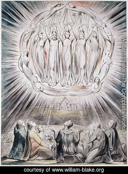 William Blake - The Angels appearing to the Shepherds