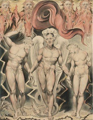 William Blake - Illustration to Milton's Paradise Lost
