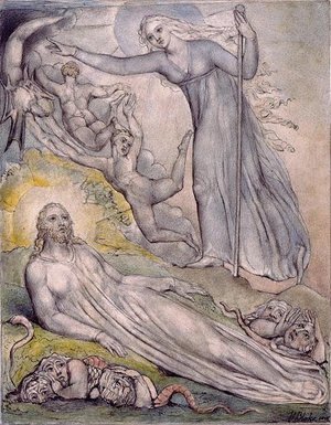 William Blake - Illustration to Milton's Comus