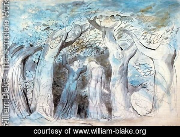 William Blake - Illustration to Dante's Divine Comedy, Hell 6