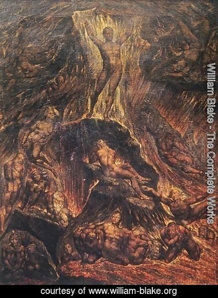 William Blake - Satan Calling Up his Legions