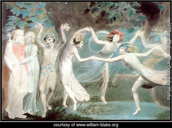 Oberon, Titania and Puck with Fairies Dancing 2