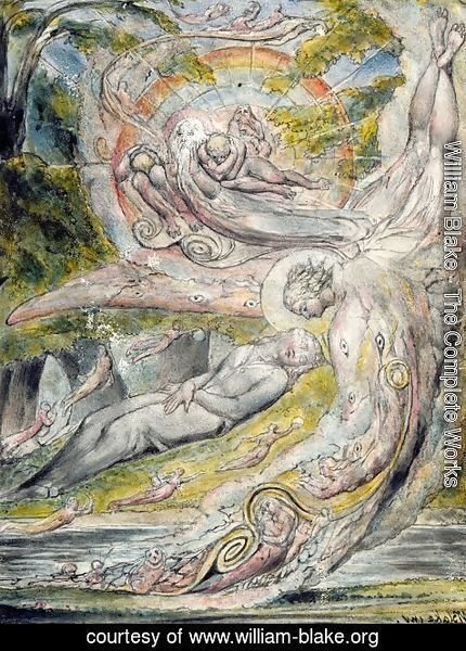William Blake - Milton's Mysterious Dream