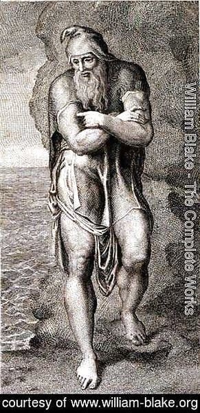 William Blake - Joseph of Arimathea Among the Rocks of Albion