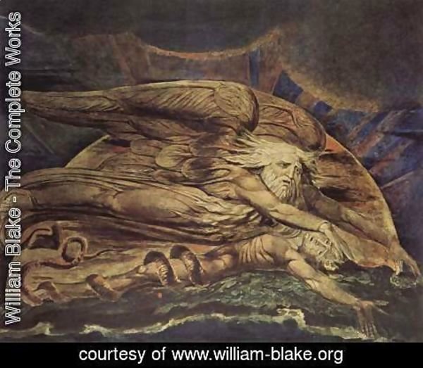William Blake - Elohim Creating Adam