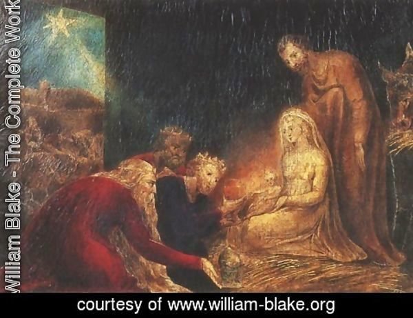 William Blake - Adoration of the Magi
