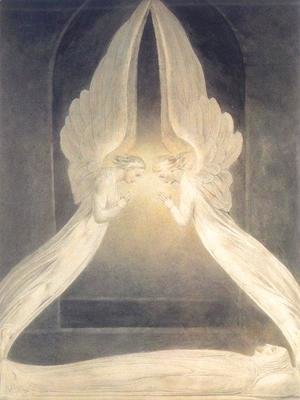 William Blake - Christ in the Sepulchre, Guarded by Angels