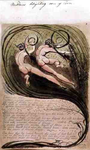 William Blake - Mildew Blighting Ears of Corn