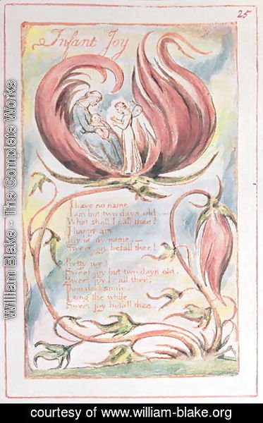 William Blake - Songs of Innocence- Infant Joy, 1789