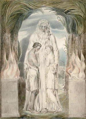 William Blake - The Angel of the Divine Presence