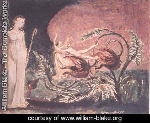 William Blake - The Book of Thel- title page, 1794