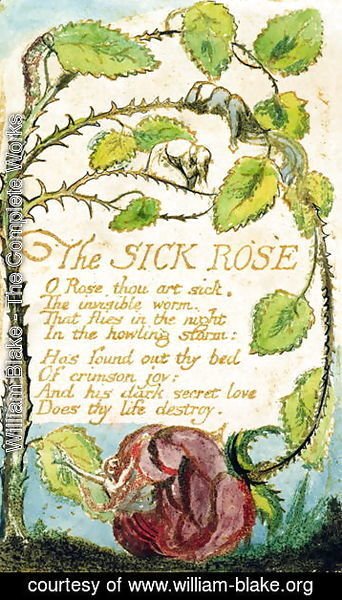 The Sick Rose, from Songs of Innocence