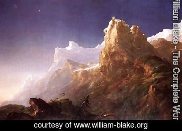 William Blake - Prometheus Bound