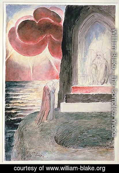 Purgatory, Canto 9, Dante and Virgil before the Angelic Guardian of the Gate of Purgatory