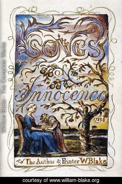 William Blake - Songs Of Innocence (Title Page)