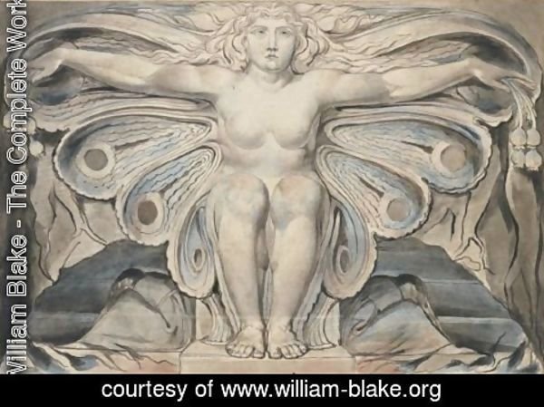 William Blake - The Grave Personified