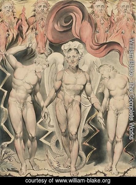William Blake - Illustration to Milton's Paradise Lost