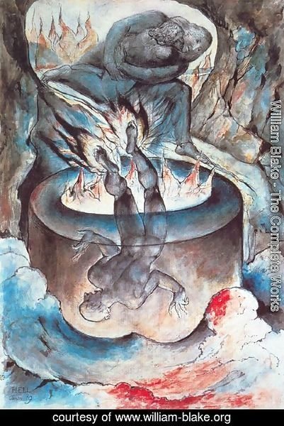 William Blake - Illustration to Dante's Divine Comedy, Hell 3