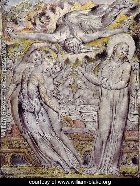 Christ refusing the banquet offered by Satan