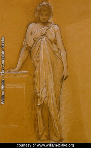 William Blake - Study of a Classical Maiden
