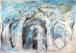 William Blake - Illustration to Dante's Divine Comedy, Hell 6