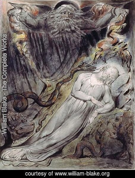 William Blake - Illustration to Milton's Comus 4