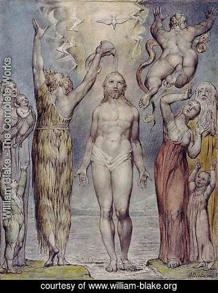 William Blake - Illustration to Milton's Comus 5