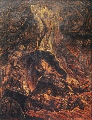 William Blake - Satan Calling Up his Legions