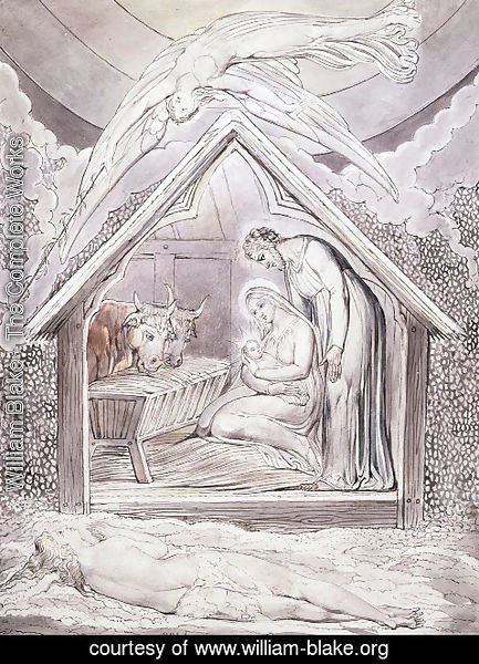 William Blake - Illustration to Milton's On the Morning of Christ's Nativity 5