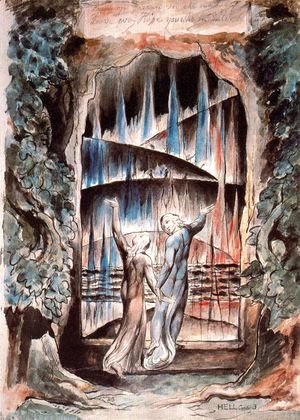 Dante and Virgil at the Gates of Hell (Illustration to Dante's Inferno)
