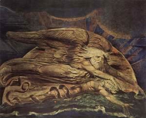 William Blake - Elohim Creating Adam