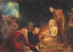 William Blake - Adoration of the Magi